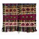 Colorful Vintage Turkish Kilim. Bed, Floor, Sofa Cover or Wall Hanging