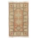 Vintage Turkish Oushak Rug in Soft Colors for Home & Office