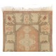 Vintage Turkish Oushak Rug in Soft Colors for Home & Office