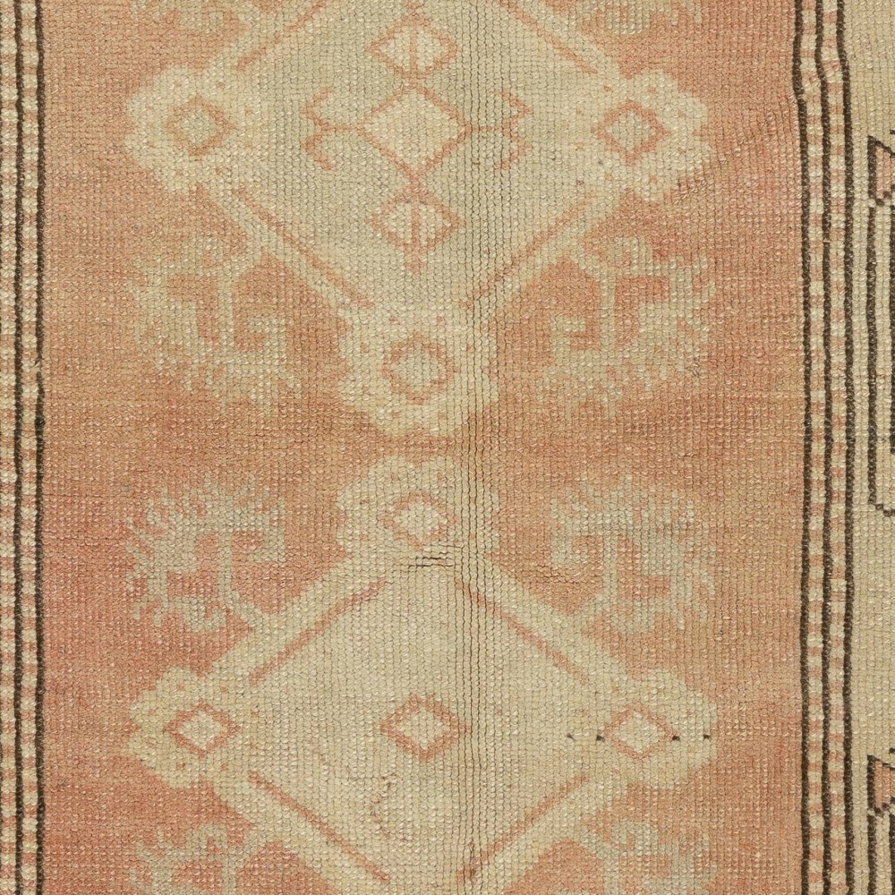 Vintage Milas Melas Rug, 100% Wool, Handmade Door Mat, Turkish Bath Mat