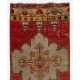 Vintage Handmade Turkish Runner. One of a kind Wool Hallway Carpet