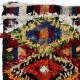 Colorful Hand-woven Vintage Central Anatolian Kilim, Wall Hanging