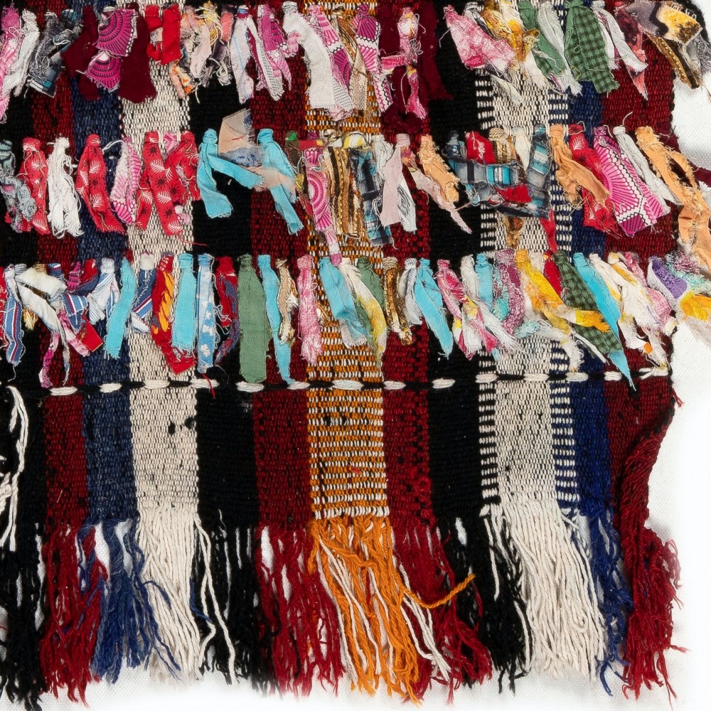 Colorful Hand-woven Vintage Central Anatolian Kilim, Wall Hanging