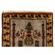 Vintage Turkish Prayer Rug depicting an Archway, Columns and Flowers Vintage Turkish Prayer Rug depicting an Archway, Columns and Flowers