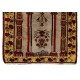 Vintage Turkish Prayer Rug depicting an Archway, Columns and Flowers