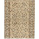 Vintage Handmade Anatolian Runner Rug with Floral Design