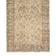 Vintage Handmade Anatolian Runner Rug with Floral Design