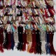 Colorful Handwoven Vintage Central Anatolian Kilim (Flat-weave), Wall Hanging