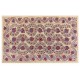 Central Asian Suzani Textile. Embroidered Cotton & Silk Bed Cover, Wall Hanging Central Asian Suzani Textile. Embroidered Cotton & Silk Bed Cover, Wall Hanging