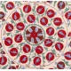 Central Asian Suzani Textile. Embroidered Cotton & Silk Bed Cover, Wall Hanging Central Asian Suzani Textile. Embroidered Cotton & Silk Bed Cover, Wall Hanging