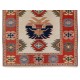 Hand-Knotted Turkish Wool Area Rug in Soft Colors, All Natural Dyes