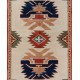 Hand-Knotted Vintage Turkish Wool Rug in Soft Colors, All Natural Dyes