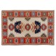 Hand-Knotted Vintage Turkish Wool Rug in Soft Colors, All Natural Dyes