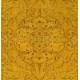 Yellow Color Over-dyed Vintage Handmade Turkish Rug with Medallion Design Yellow Color Over-dyed Vintage Handmade Turkish Rug with Medallion Design
