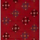 Decorative Silk Embroidery Wall Hanging, Vintage Asian Bedspread, Suzani Textile Tablecloth, Red Sofa Throw