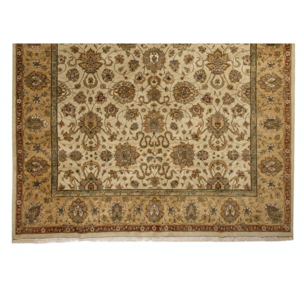 New Handmade Oushak Area Rug, 100% Soft Wool & Natural Dyes. Fine Turkish Carpet