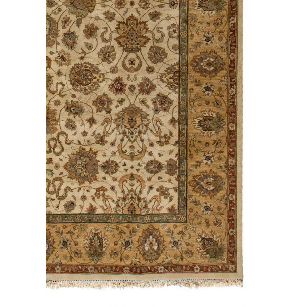 New Handmade Oushak Area Rug, 100% Soft Wool & Natural Dyes. Fine Turkish Carpet