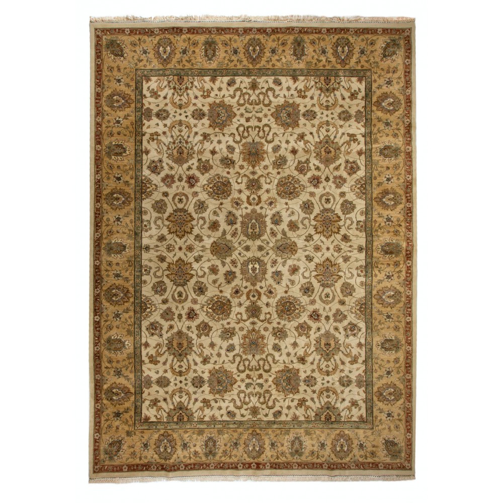 New Handmade Oushak Area Rug, 100% Soft Wool & Natural Dyes. Fine Turkish Carpet