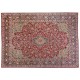 Antique Oriental Area Rug. Hand-Knotted Wool Carpet