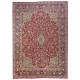 Antique Oriental Area Rug. Hand-Knotted Wool Carpet