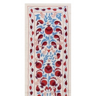 Central Asian Suzani Textile. Embroidered Cotton & Silk Bed Cover. Wall Hanging Central Asian Suzani Textile. Embroidered Cotton & Silk Bed Cover. Wall Hanging