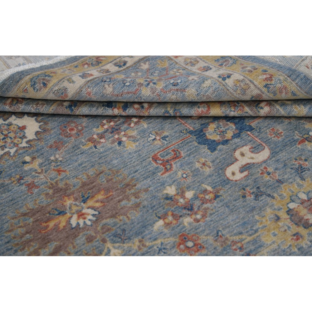 Modern Turkish Area Rug | All Wool | Authentic Oushak Style Carpet for Home Decor Modern Turkish Area Rug | All Wool | Authentic Oushak Style Carpet for Home Decor