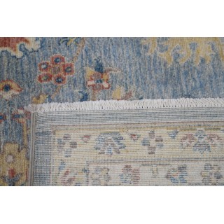 Modern Turkish Area Rug | All Wool | Authentic Oushak Style Carpet for Home Decor