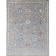 Contemporary Turkish Area Rug | All Wool | Oushak Style Carpet | High Quality Sustainable Home Decor
