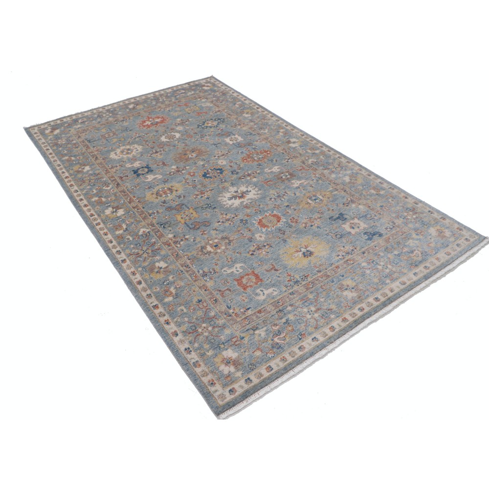 Authentic Turkish Wool Rug for Living Room | Artisan Floor Covering | Oushak Style Carpet for Dining Room Authentic Turkish Wool Rug for Living Room | Artisan Floor Covering | Oushak Style Carpet for Dining Room