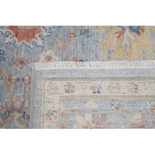 Authentic Turkish Wool Rug for Living Room | Artisan Floor Covering | Oushak Style Carpet for Dining Room