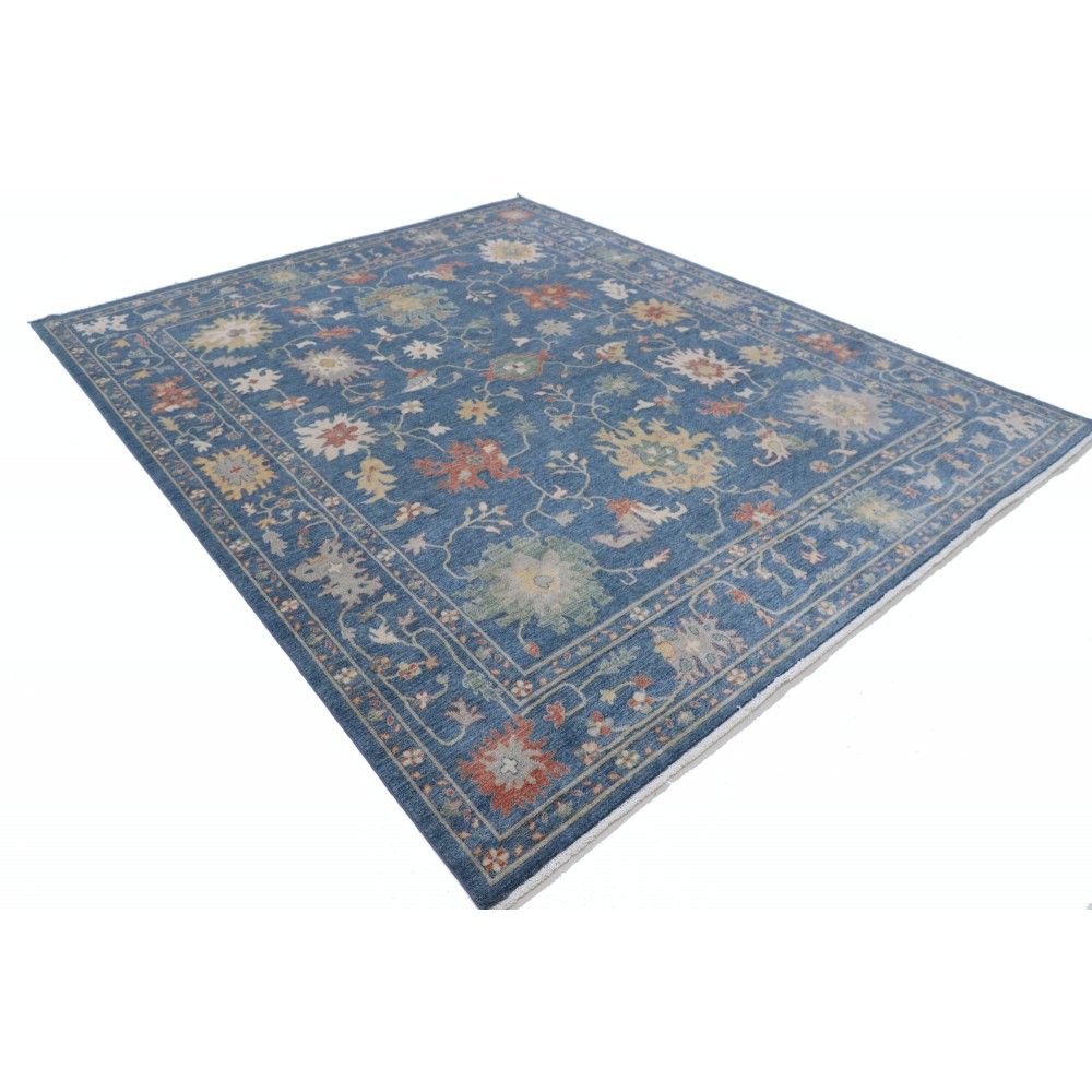 Modern Turkish Area Rug for Office | All Wool | Decorative Oushak Style Carpet for Living Room Decor Modern Turkish Area Rug for Office | All Wool | Decorative Oushak Style Carpet for Living Room Decor