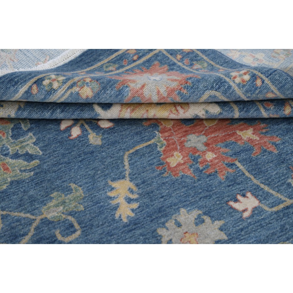 Modern Turkish Area Rug for Office | All Wool | Decorative Oushak Style Carpet for Living Room Decor Modern Turkish Area Rug for Office | All Wool | Decorative Oushak Style Carpet for Living Room Decor
