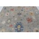 Contemporary Turkish Area Rug for Living Room | 100% Wool | Floral Patterned Oushak Style Carpet for Bedroom
