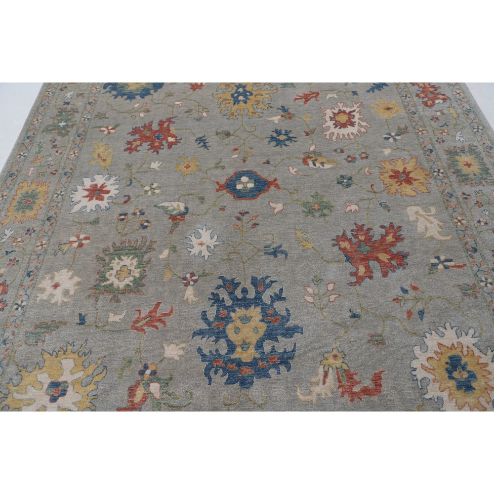 Contemporary Turkish Area Rug | All Wool | Oushak Style Carpet | High Quality Sustainable Home Decor Contemporary Turkish Area Rug | All Wool | Oushak Style Carpet | High Quality Sustainable Home Decor