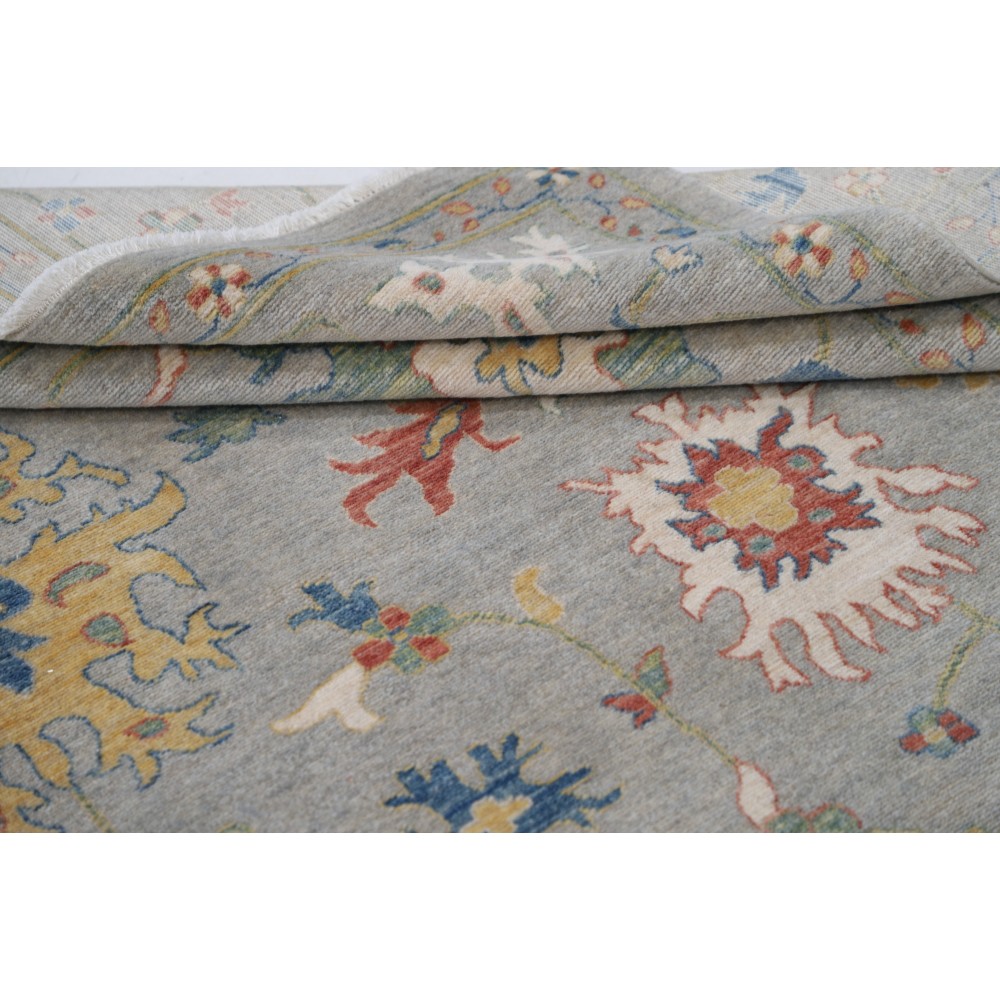 Contemporary Turkish Area Rug | All Wool | Oushak Style Carpet | High Quality Sustainable Home Decor Contemporary Turkish Area Rug | All Wool | Oushak Style Carpet | High Quality Sustainable Home Decor