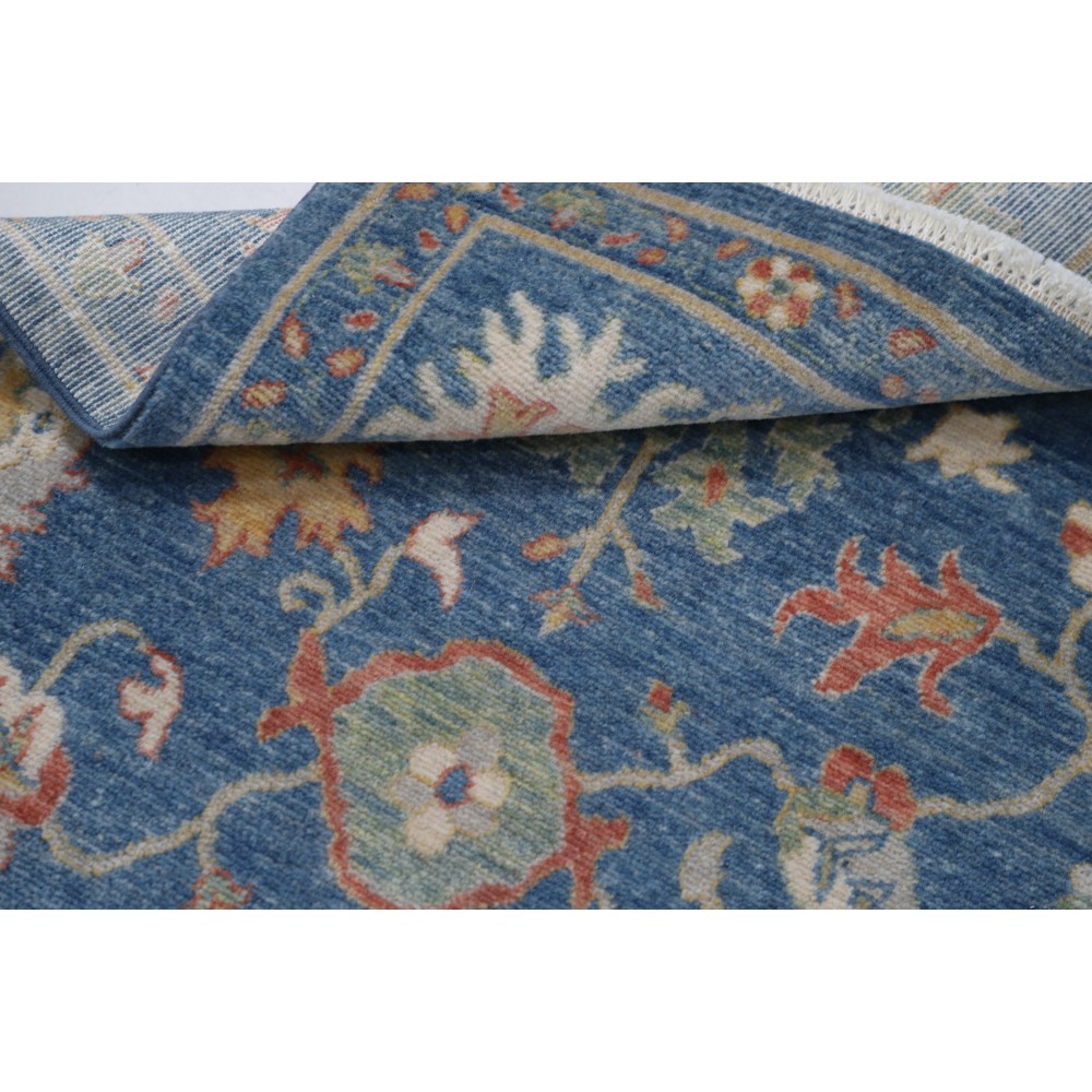 Authentic Turkish Wool Accent Rug | Artisan Small Rug | Oushak Style Floor Covering Authentic Turkish Wool Accent Rug | Artisan Small Rug | Oushak Style Floor Covering