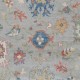 Modern Turkish Small Rug | Floral Patterned Oushak Accent Rug for Bedroom | Woolen Floor Covering Modern Turkish Small Rug | Floral Patterned Oushak Accent Rug for Bedroom | Woolen Floor Covering