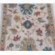Contemporary Turkish Rug | Elegant Floral Design | 100% Wool Oushak Accent Rug Contemporary Turkish Rug | Elegant Floral Design | 100% Wool Oushak Accent Rug