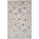 Contemporary Turkish Area Rug | Elegant Floral Design | 100% Wool Oushak Carpet