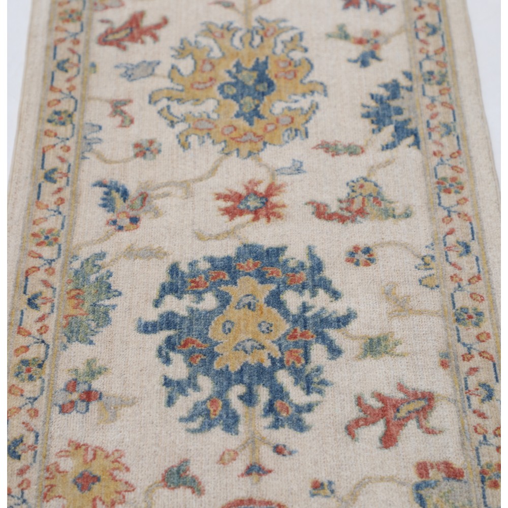 Decorative Oushak Style Runner Rug for Kitchen | 100% Wool | Contemporary Turkish Hallway Runner | Corridor Rug Decorative Oushak Style Runner Rug for Kitchen | 100% Wool | Contemporary Turkish Hallway Runner | Corridor Rug