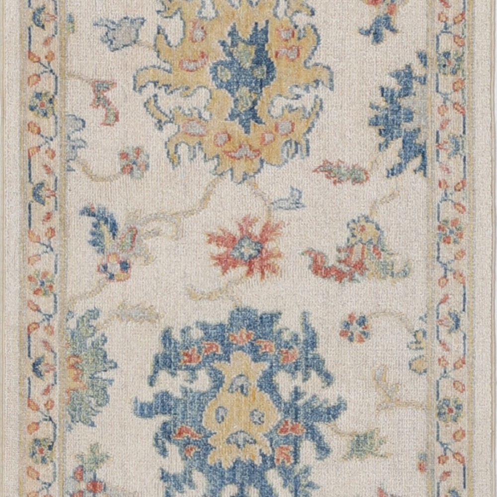 Decorative Oushak Style Runner Rug for Kitchen | 100% Wool | Contemporary Turkish Hallway Runner | Corridor Rug Decorative Oushak Style Runner Rug for Kitchen | 100% Wool | Contemporary Turkish Hallway Runner | Corridor Rug