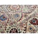 Decorative Handmade Wool and Silk Area Rug, Ivory Floral Vine Tapestry Decorative Handmade Wool and Silk Area Rug, Ivory Floral Vine Tapestry