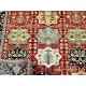 Hand-Knotted Wool Area Rug, Red Geometric Botanical Carpet for Living Room Hand-Knotted Wool Area Rug, Red Geometric Botanical Carpet for Living Room