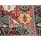 Hand-Knotted Wool Area Rug, Red Geometric Botanical Carpet for Living Room Hand-Knotted Wool Area Rug, Red Geometric Botanical Carpet for Living Room