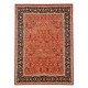 Hand-Knotted Area Rug with Floral Design, Red Wool Carpet for Living Room Hand-Knotted Area Rug with Floral Design, Red Wool Carpet for Living Room