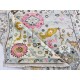 Hand-Knotted Oushak Area Rug for Living Room, Ivory Floral Design Wool Carpet Hand-Knotted Oushak Area Rug for Living Room, Ivory Floral Design Wool Carpet