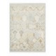 Decorative Oushak Wool Area Rug with Geometric Design. Hand-knotted Beige Carpet Decorative Oushak Wool Area Rug with Geometric Design. Hand-knotted Beige Carpet