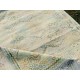 Hand-Knotted Wool Area Rug, Oushak Ivory Sage Green Design Carpet for Living Room