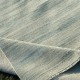 Minimalist Handmade Area Rug in Ivory. Hand-Knotted Wool and Bamboo Carpet
