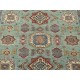 Contemporary Handmade Wool Area Rug, Turquoise Geometric Pattern Carpet for Living Room Contemporary Handmade Wool Area Rug, Turquoise Geometric Pattern Carpet for Living Room